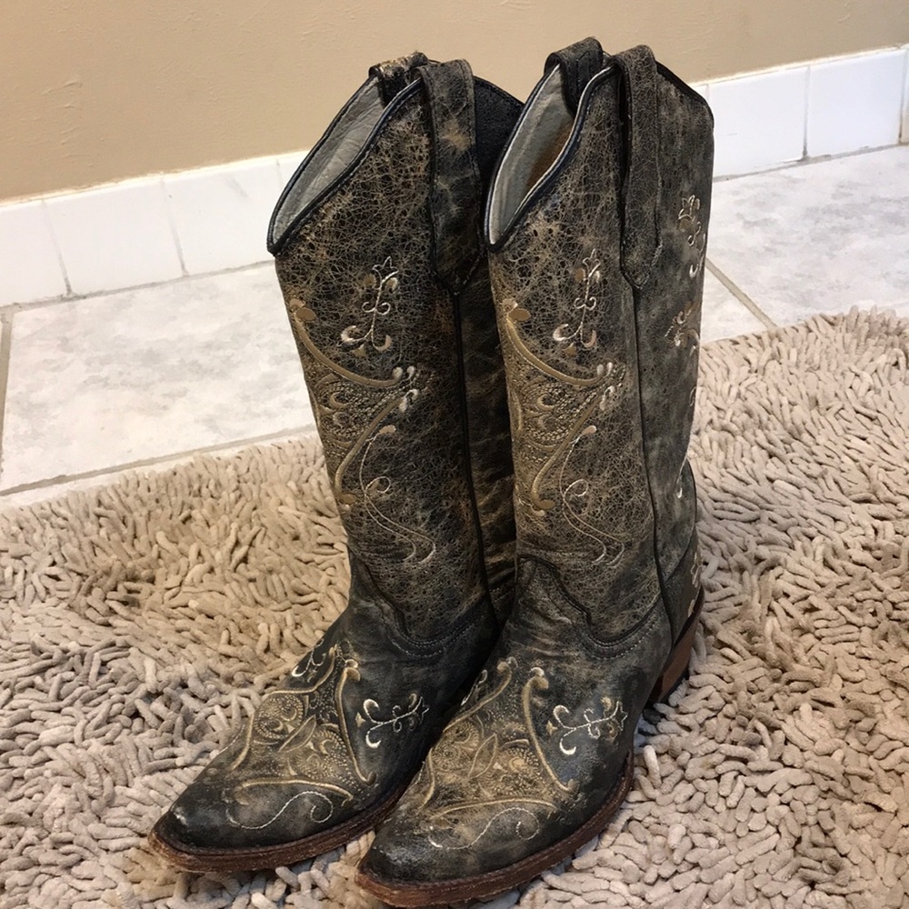 Corral Circle G Cowboy Boots, Size 7M